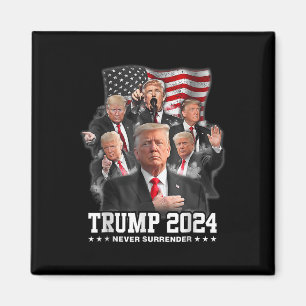 Imán Donald J Trump 2024 nunca se rinde