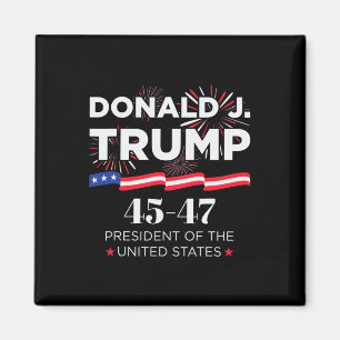 Imán Donald J. Trump 45 47 Presidente Día de la Inaugur