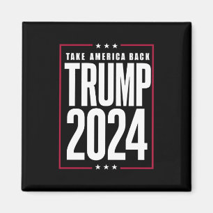 Imán Donald Trump 2024 Recuperar América Elección