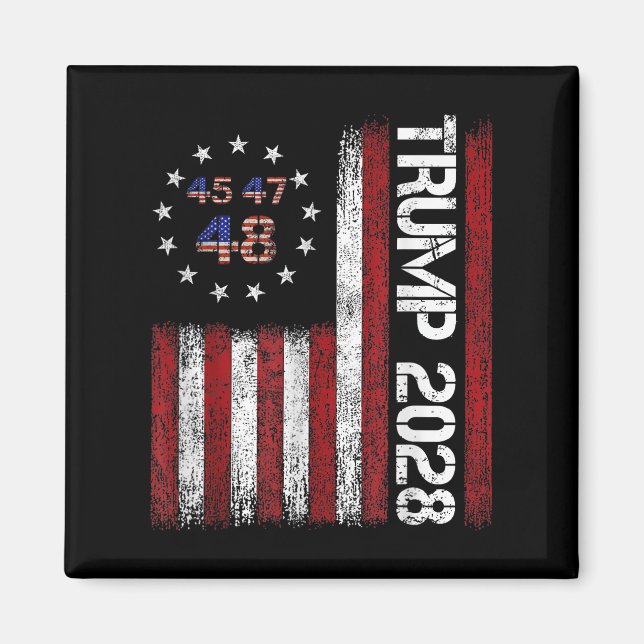 Imán Donald Trump 2028 Trump 45 47 (Frente)