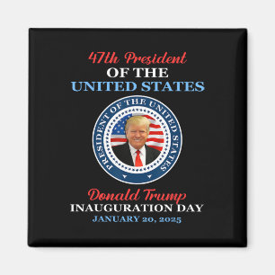 Imán Donald Trump 47º Presidente Inauguración EE. UU. 2
