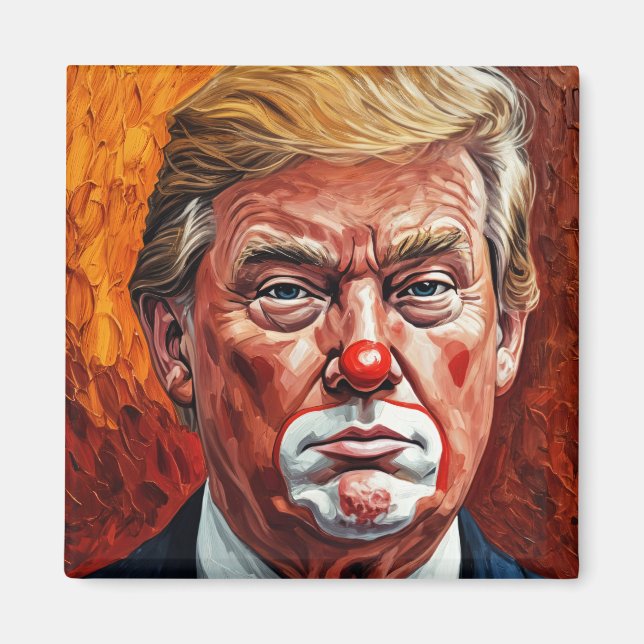 Imán donald trump clown  (Frente)