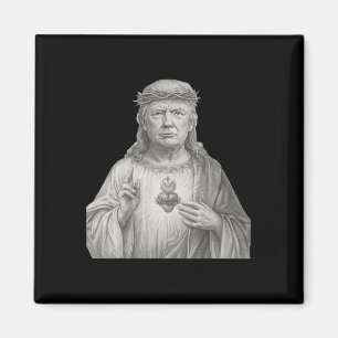Imán Donald Trump como Jesús - Fe y patriotismo para C