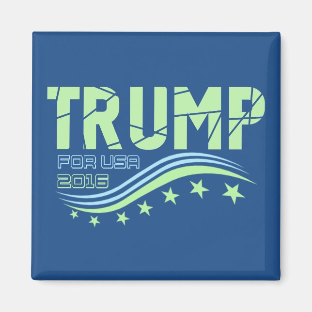 Imán Donald Trump como presidente (Frente)