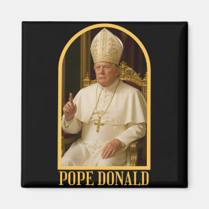 Imán Donald Trump, el papa que se burla de la sátira po