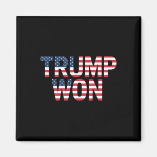 Imán Donald Trump Ganó Elección 2024 Ganancia Republica