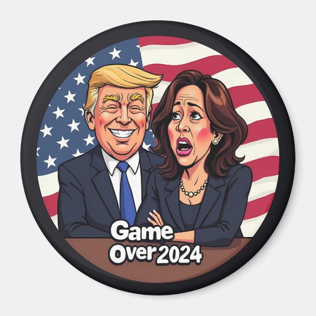 Imán Donald Trump Kamala harris (Frente)