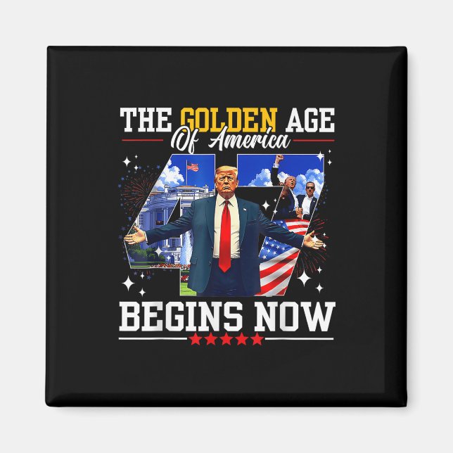 Imán Donald Trump La Edad De Oro De Estados Unidos Comi (Frente)