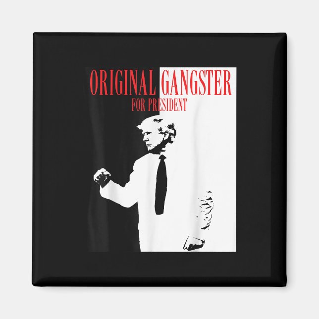 Imán Donald Trump para la camiseta presidencial 2024 (Frente)