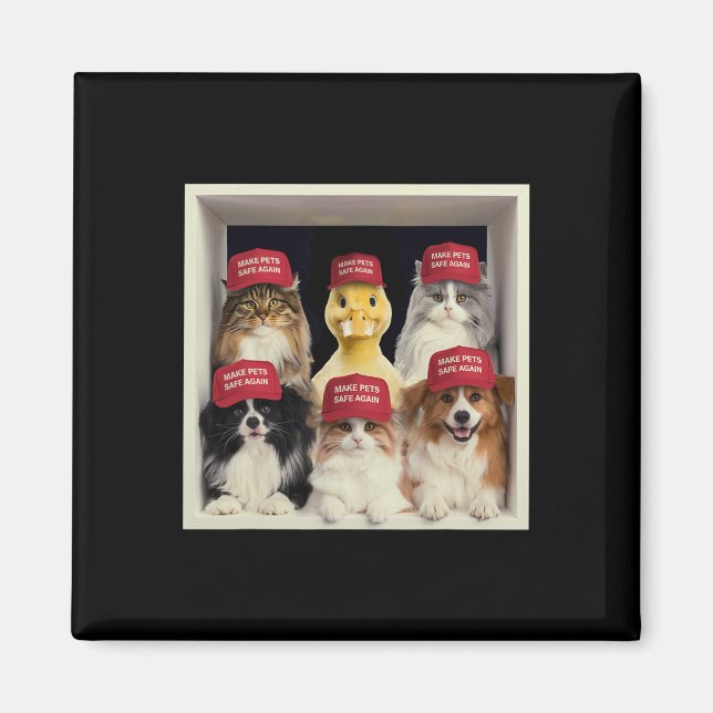 Imán Donald Trump vuelve a poner a los Mascotas a salvo (Frente)