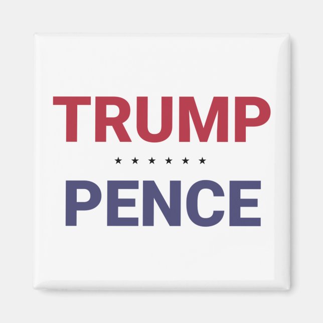 Imán Donald Trump y Mike Pence (elecciones de 2020 en E (Frente)