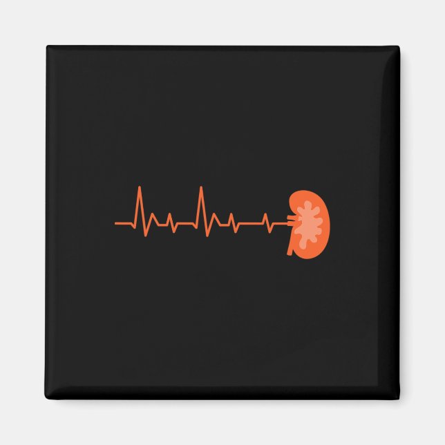 Imán Donante Riñón - Ekg Órgano Rústico (Frente)
