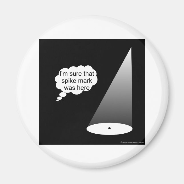 Imán Dónde está la marca Spike (Frente)