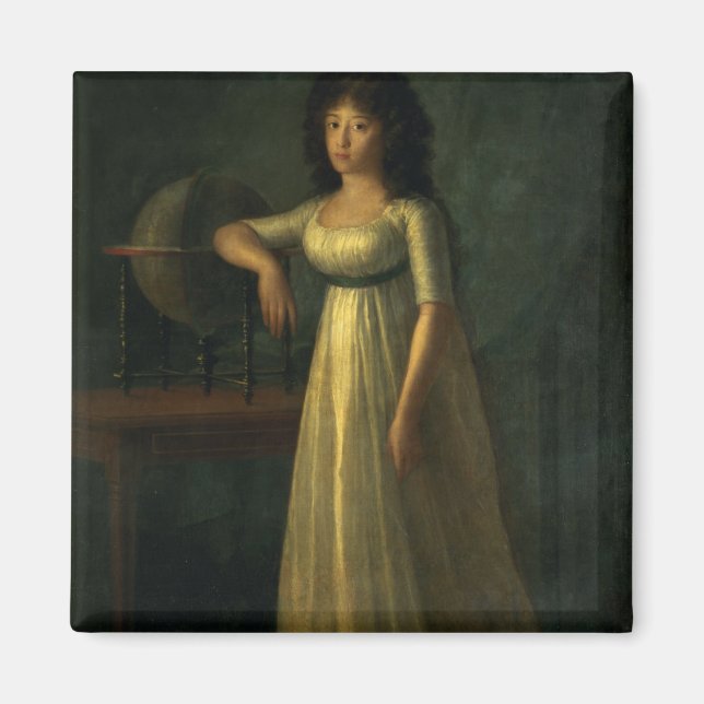 Imán Donna Joaquina Tellez-Giron, hija del duque (Frente)