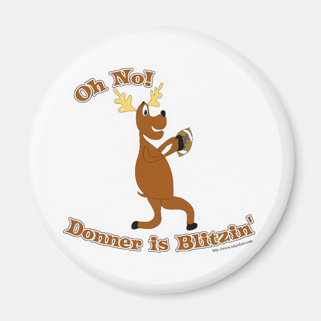 Imán ¡Donner es Blitzen! (Frente)