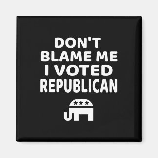 Imán Don't Blame Me I Voted Republican