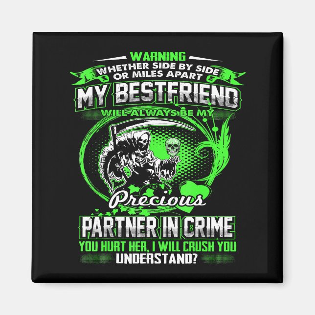 Imán Don't Mess With My Friend  (Frente)