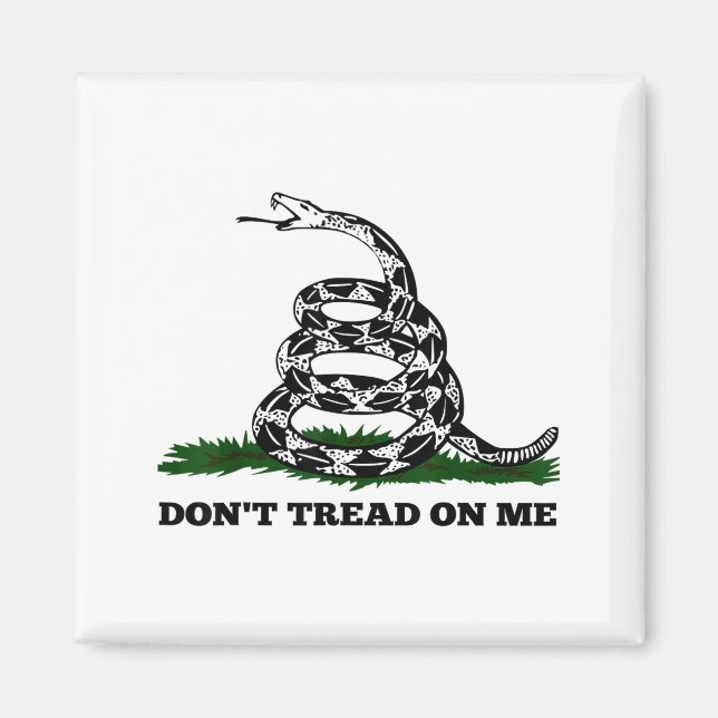 Imán Don't Tread On Me 2nd Amendment Patriotic New Nove (Frente)