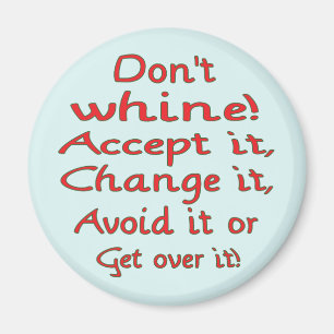 Imán DontWhine_red_round