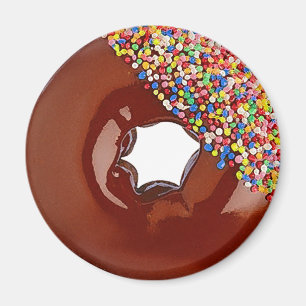 Imán Donut de chocolate