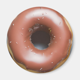 Imán Donut de chocolate con espolvorines