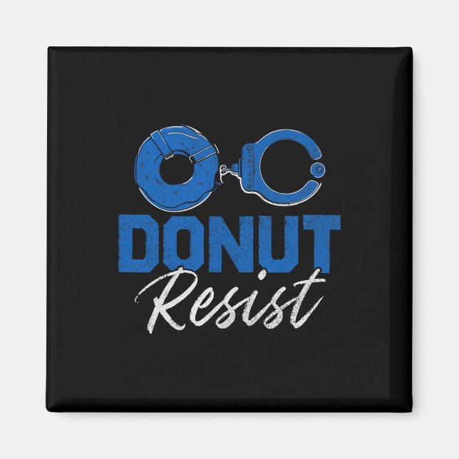 Imán Donut resiste divertida aplicación policial de pol (Frente)