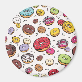 Imán Donuts seamless pattern
