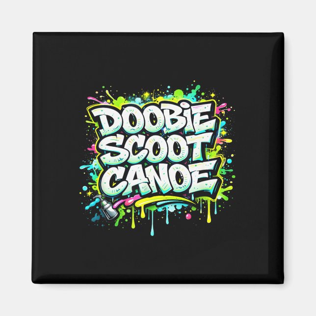 Imán Doobie patinar canoa divertida canotaje  (Frente)