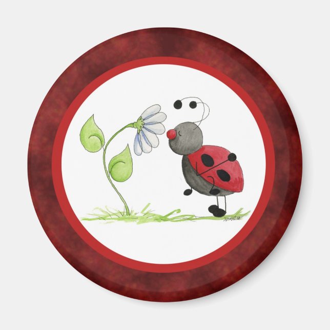 Imán Doodle Bug Ladybug Magnet (Frente)