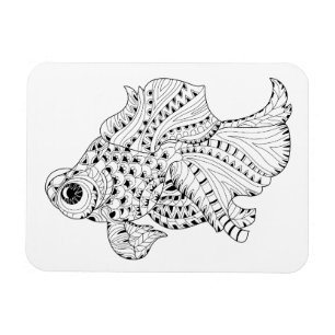 Imán Doodle de los pescados