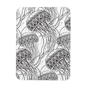 Imán Doodle de los pescados de jalea