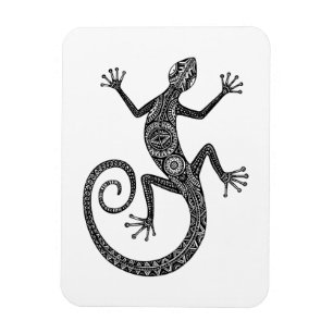 Imán Doodle del lagarto o del Salamander