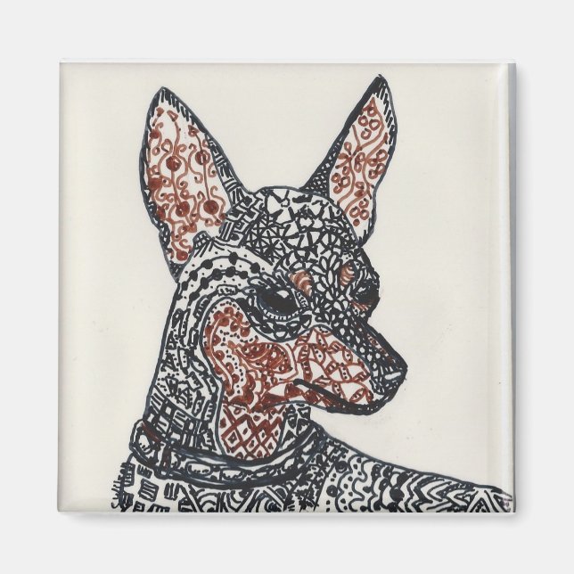 Imán Doodle Mini Pin (Frente)