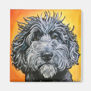Imán Doodle negro