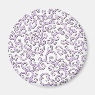 Imán Doodle púrpura de Swirley