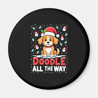 Imán Doodle Todo El Camino Gorra De Santa Divertida Gol