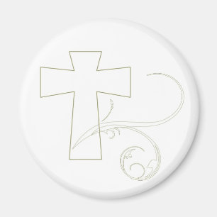 Imán Dorada de Cruz