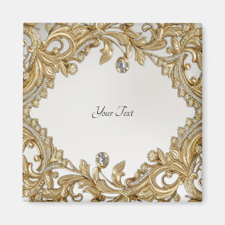 Imán Dorado Decorativo
