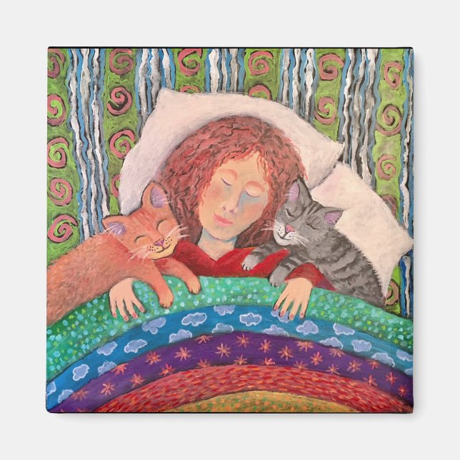 Imán Dormir adentro (Frente)