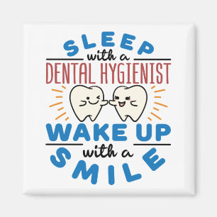 Imán Dormir con una sonrisa higiénica dental