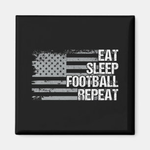 Imán Dormir Fútbol Repetir la bandera de Estados Unidos