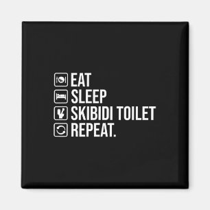 Imán Dormir Skibidi Toilet Repetir Funny Skibidi Toil