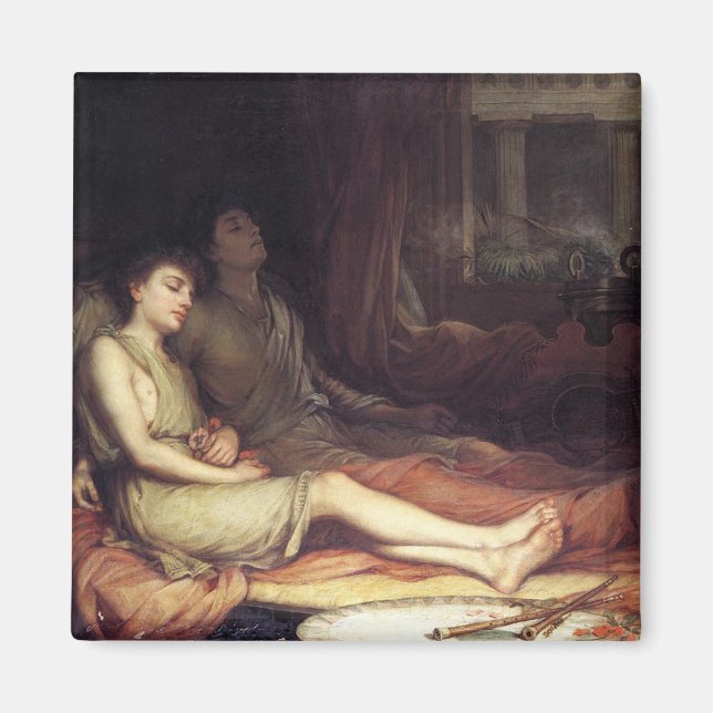 Imán Dormir y su muerte de medio hermano (dolor) (Frente)