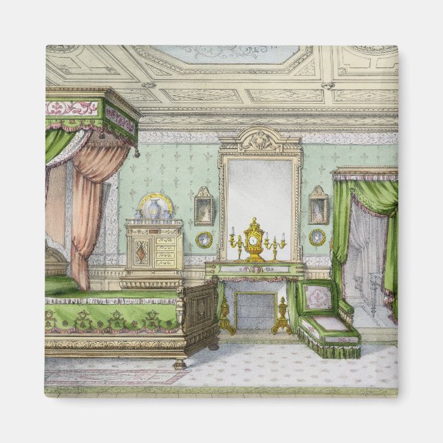 Imán Dormitorio de estilo renacentista (color lito) (Frente)
