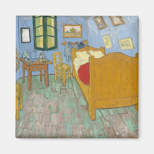 Imán Dormitorio de Vincent van Gogh en Arles (Frente)