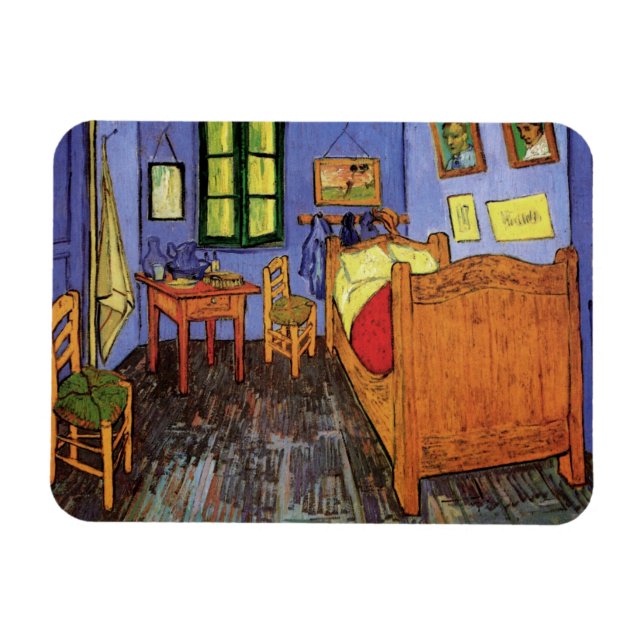 Imán Dormitorio de Vincent van Gogh en Arles (Horizontal)