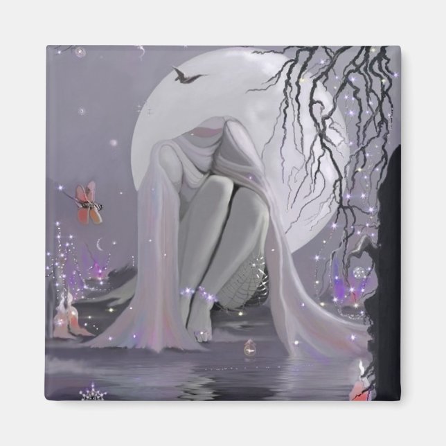 Imán Dormitorio para luz de la luna (Frente)