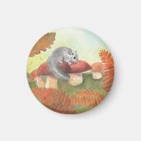 Dormouse de grasa europea (Glis glis) en la natura