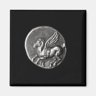 Imán Dorso de la moneda que representa Pegaso