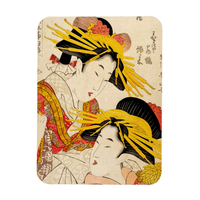 Imán Dos Bellas Artes Geisha (Vertical)